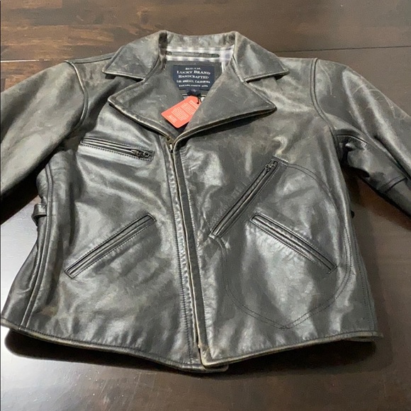Lucky Brand Other - NEW!!!! Lucky Brand Heritage Leather Moto Jacket!